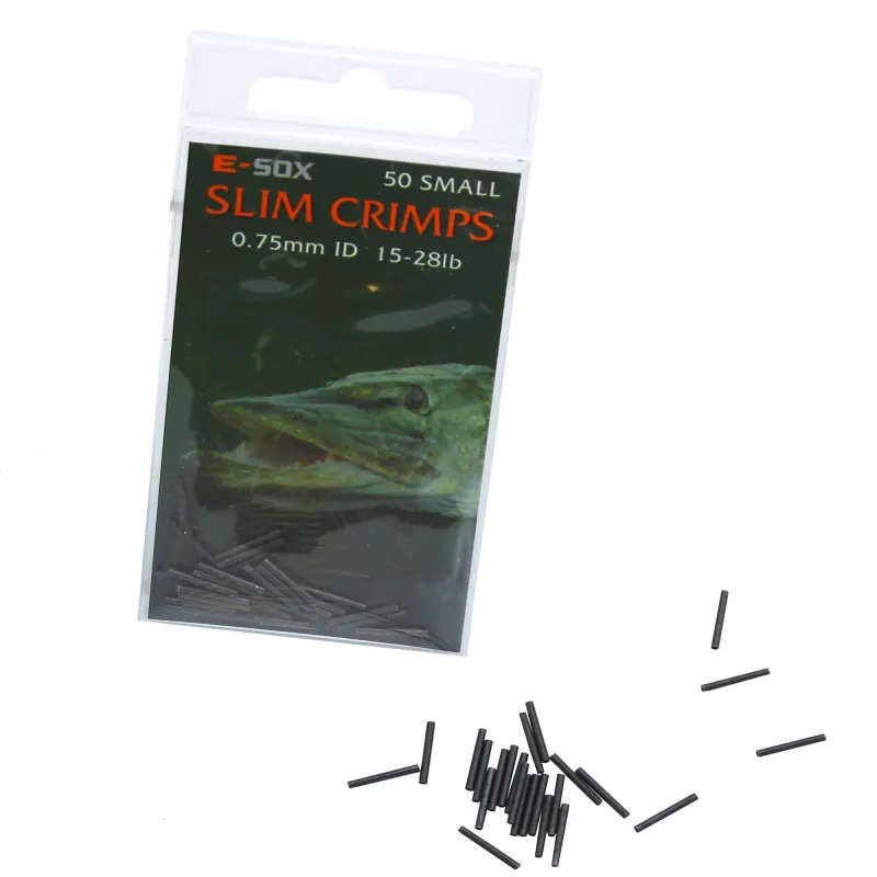 Drennan Slim Crimps Quetschhülsen 15-28 15- 28lb - 50Stück