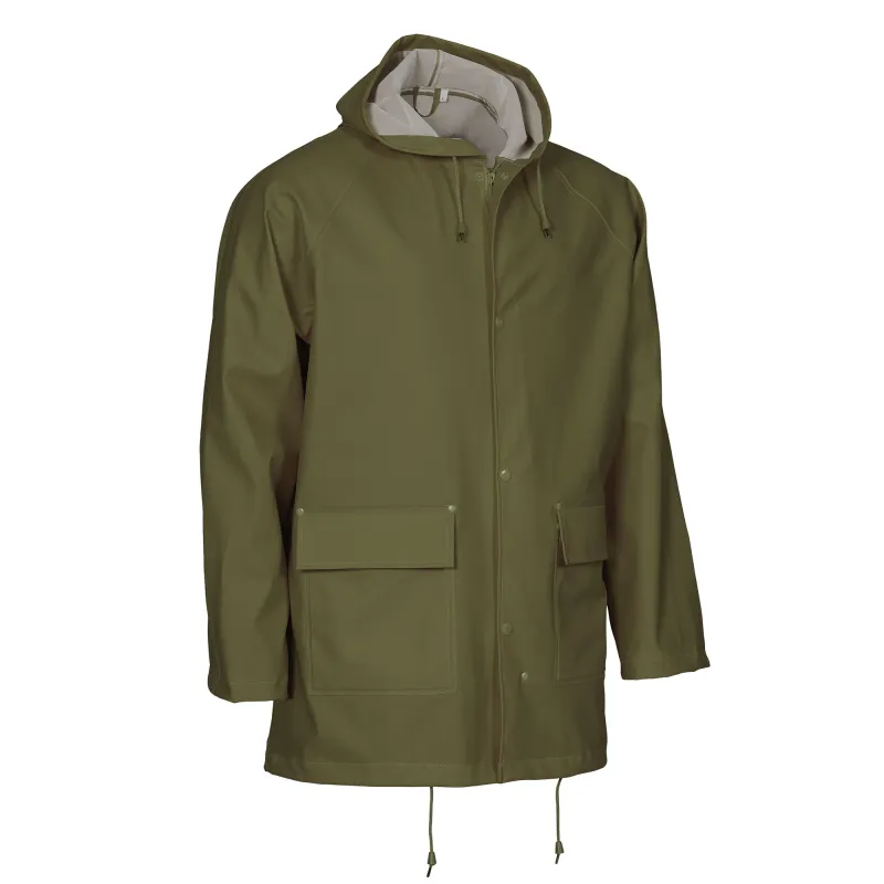 Elka Elements Jacke Regenjacke oliv - Gr. S
