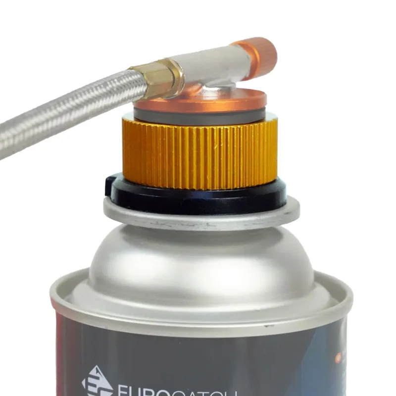 EuroCatch Gasadapter Gewinde auf Bajonett - B188 auf 227g Kartusche