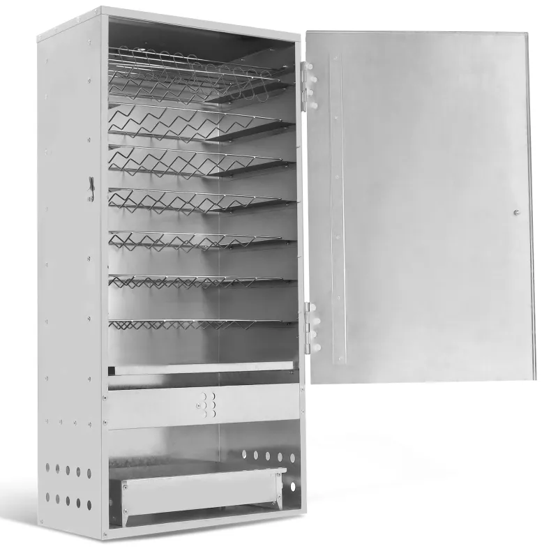 Eversmoke Edelstahl Räucherofen Jumbo VA inkl. Thermometer 46x28x110cm - 1Stück