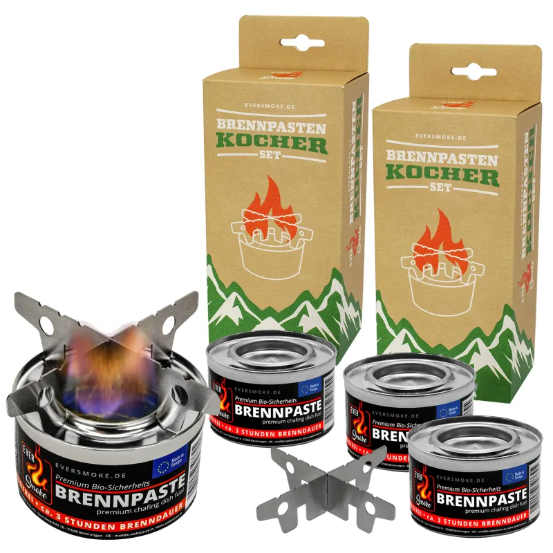 Eversmoke Notkocher für Brennpaste (2er Pack) Set