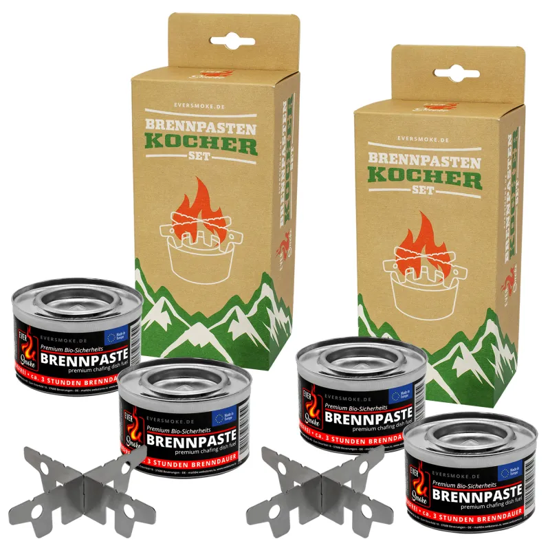 Eversmoke Notkocher für Brennpaste (2er Pack) Set