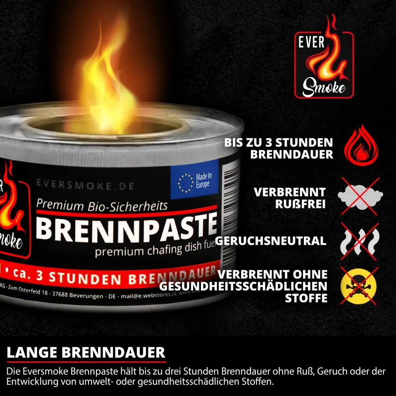 Eversmoke Notkocher für Brennpaste (2er Pack) Set