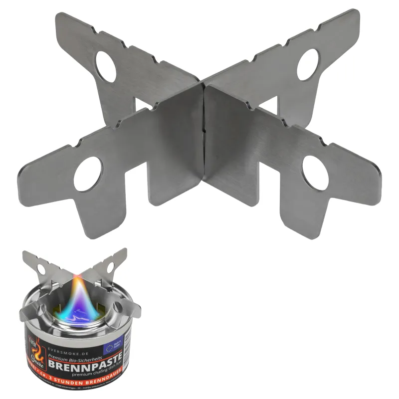 Eversmoke Notkocher für Brennpaste (2er Pack) Set
