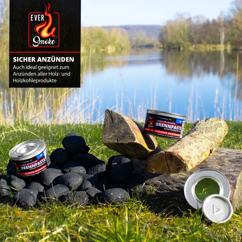 Eversmoke Premium Sicherheits Brennpaste / Brenngel 200g, 96 Stück