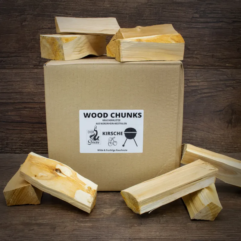 Eversmoke Premium Wood Chunks 1.5 kg - Kirsche