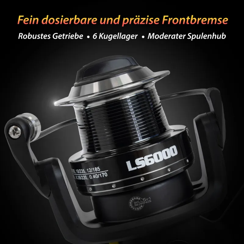 Faith 2 x Runner LS6000 inkl. Black Shadow Carp Line