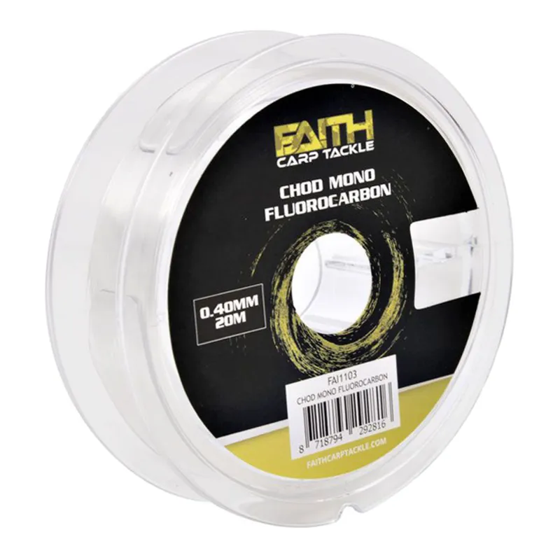 Faith Chod Mono 0.40mm 20m Fluorocarbon 20m
