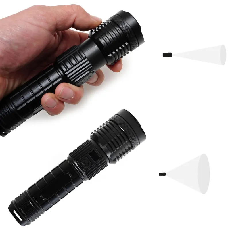 Faith High Power Laser LED - 10W - Flashlight - Rechargeable wiederaufladbar
