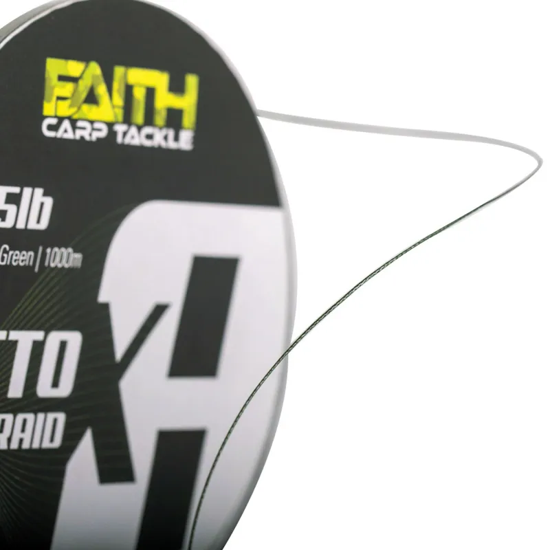 Faith OctoX 8 Braid 0.25mm - 1000m - 40lb - grün