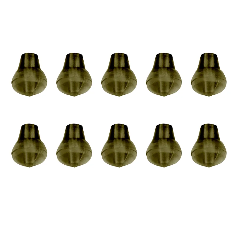Faith Rig Ring Stops 10pcs Green - Green - 10Stück