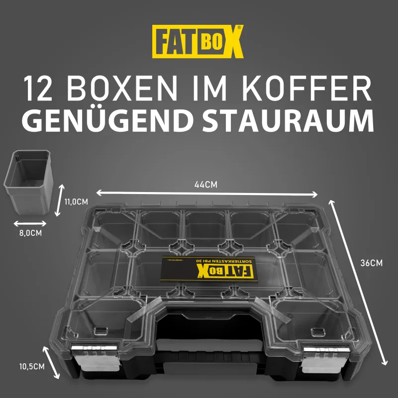 Fatbox Sortierkasten PBI 30 44x36x10,5cm