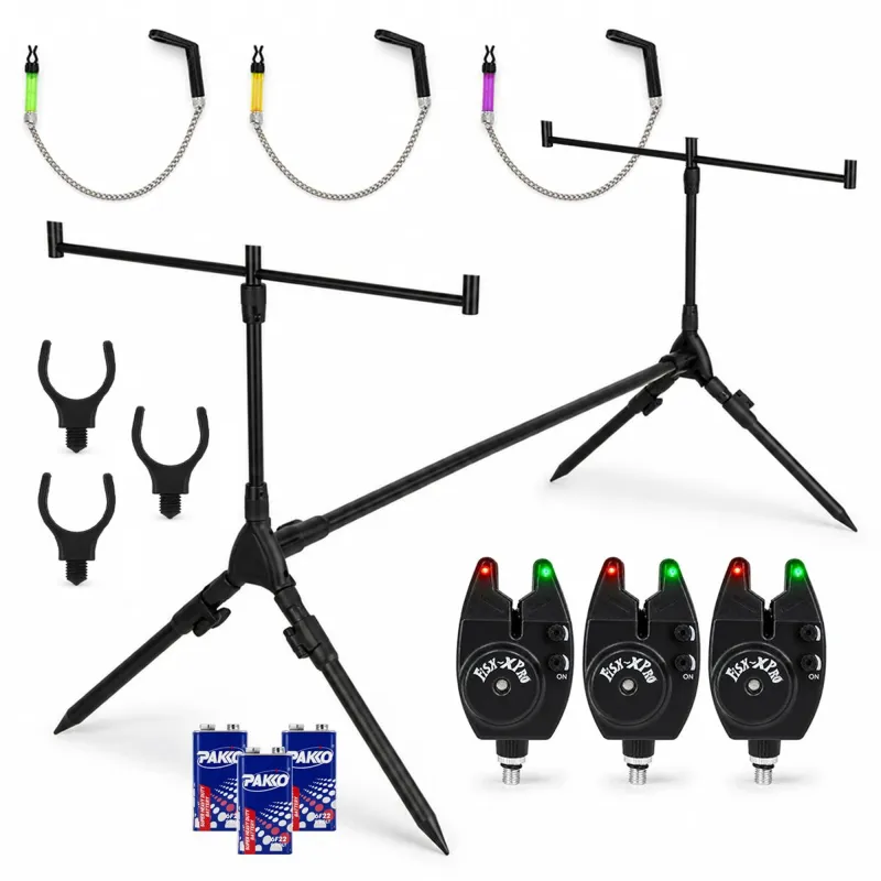 Fish-XPro Basic Rod Pod Complete Set für 3 Ruten