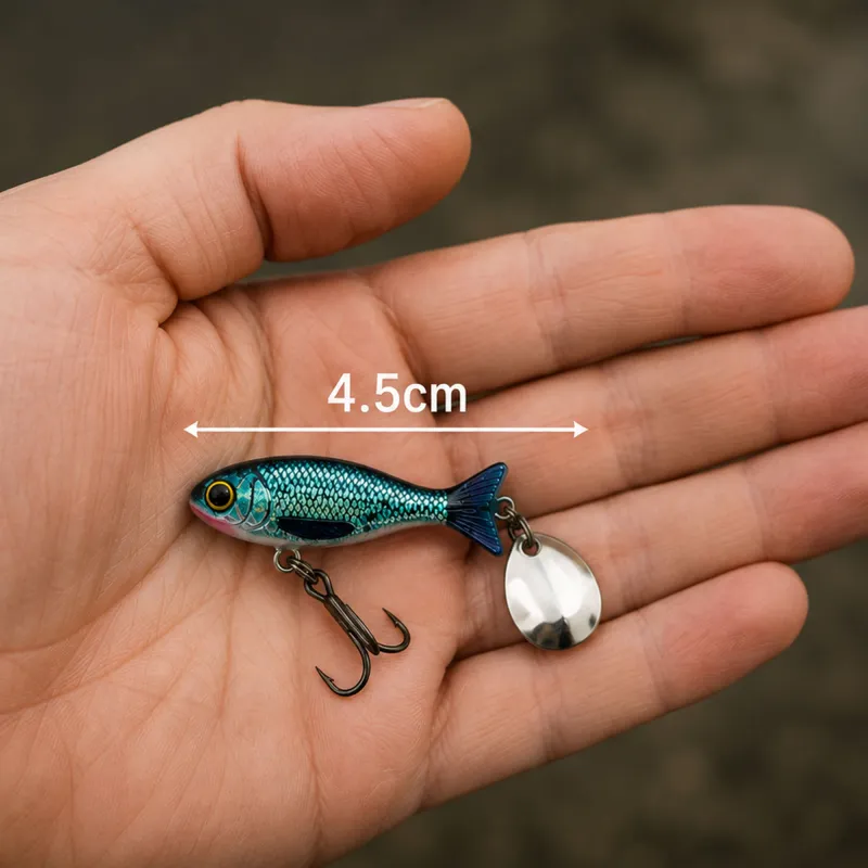 Fish-XPro LifeMetal Tail Spinner Set 4,5cm - 23g - 5 Farben