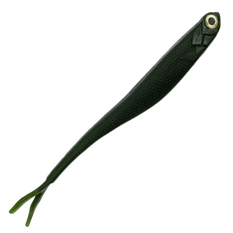 Fishdream Dropshot Warrior 12cm - Dark Green - 8 Stück