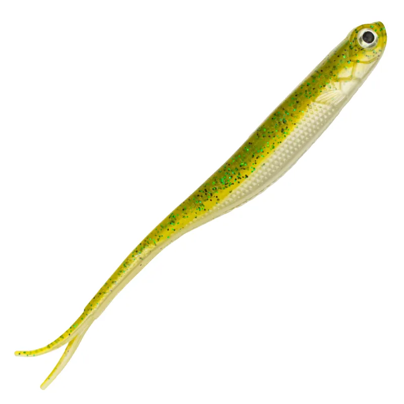 Fishdream Dropshot Warrior 12cm - Green Splat - 8 Stück