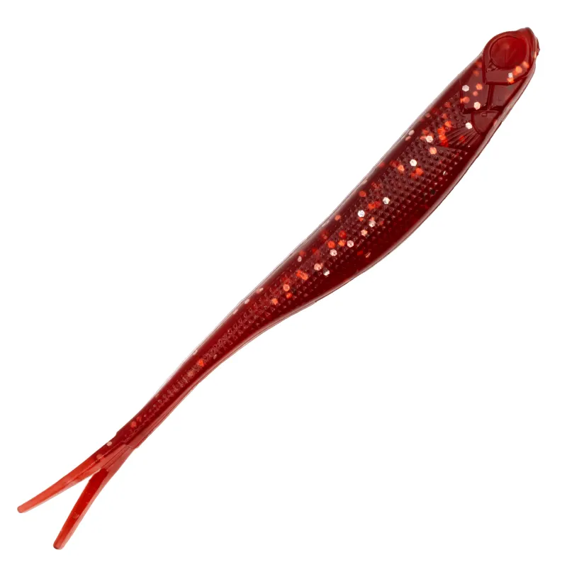 Fishdream Dropshot Warrior 12cm - Wine Red - 8 Stück