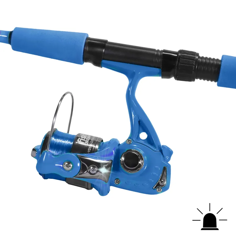 Fishdream Flashi Kids Spinnset 2 Teile- 1,65m - 5-24g - Blau