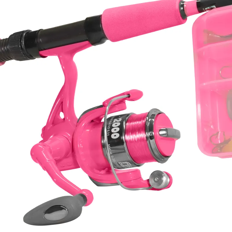 Fishdream Flashi Kids Spinnset 2 Teile- 1,65m - 5-24g - Pink