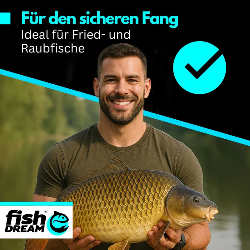 Fishdream Luxus Unterfangkescher Rubbermesh 55x60cm, 170-250cm