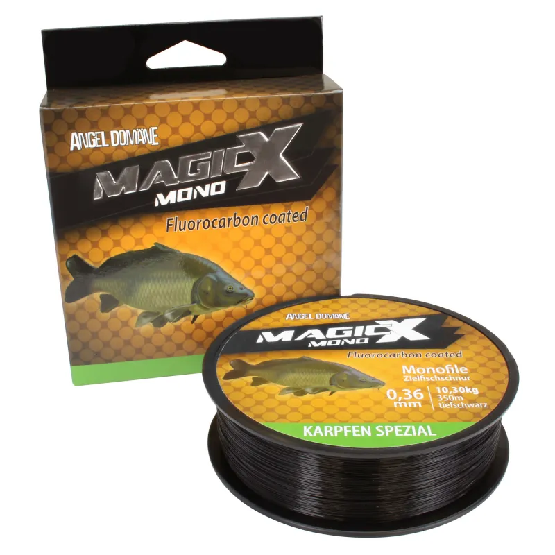 Fishdream Magic-X Karpfen Spezial 350m - 0,30mm - 8kg - tiefschwarz