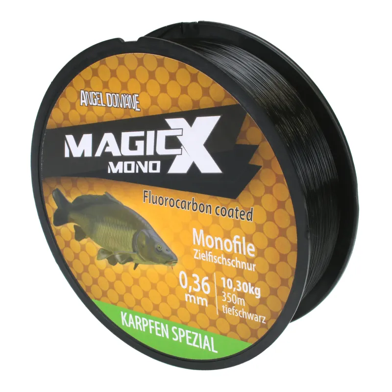Fishdream Magic-X Karpfen Spezial 350m - 0,36mm - 10,3kg - tiefschwarz