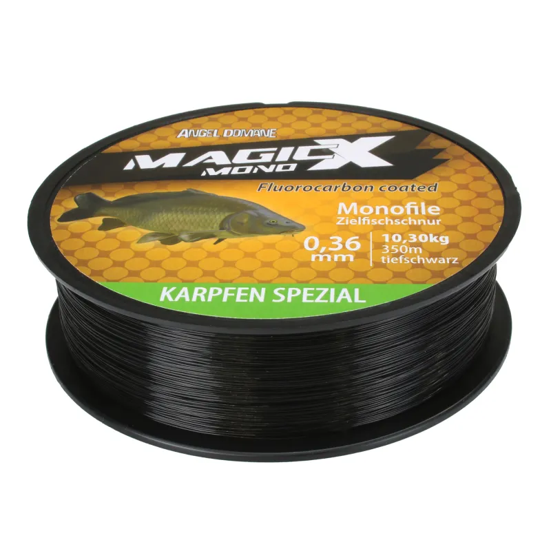 Fishdream Magic-X Karpfen Spezial 350m - 0,36mm - 10,3kg - tiefschwarz