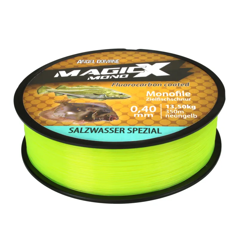 Fishdream Magic-X Salzwasser Spezial 350m - 0,40mm - 13,5kg - neongelb