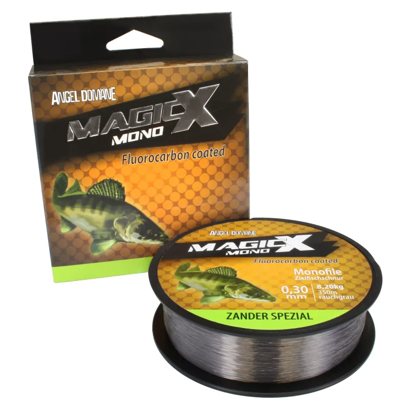 Fishdream Magic-X Zander Spezial 350m - 0,25mm - 6kg - rauchgrau