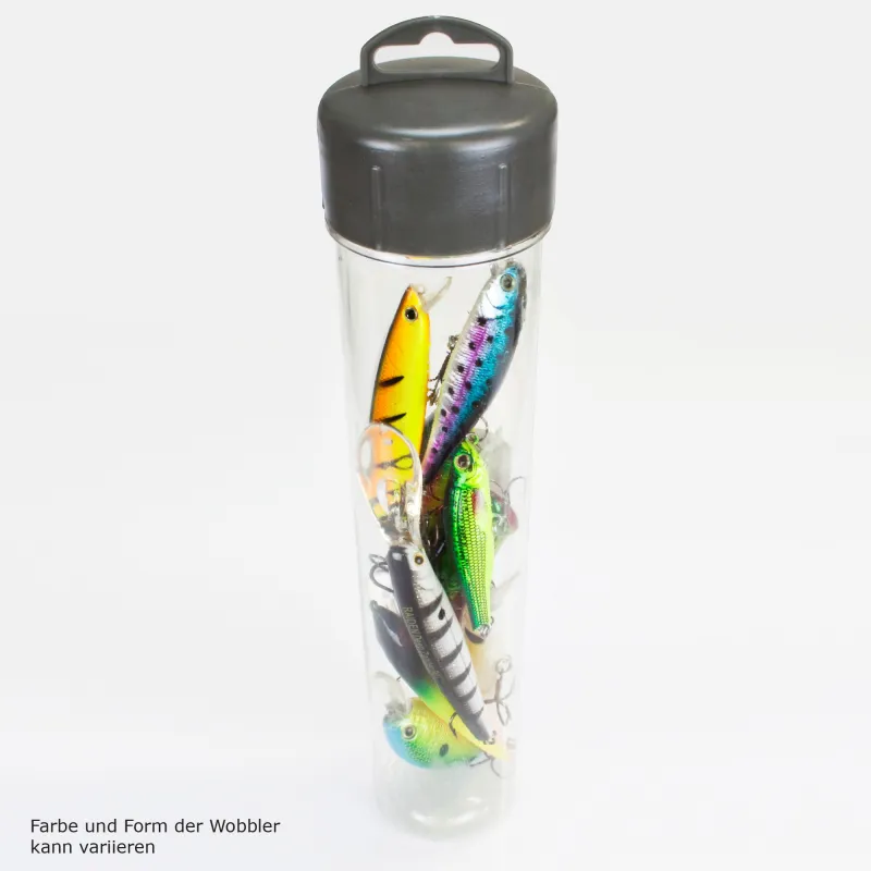 Fishdream Spezial Wobbler Set 10 Stück gemischt in einer Transportröhre gemischt - 10Stück