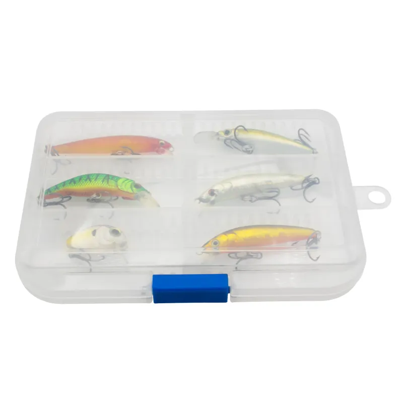 Forellen Wobblerset 6 Wobbler - 1 Zubehörbox