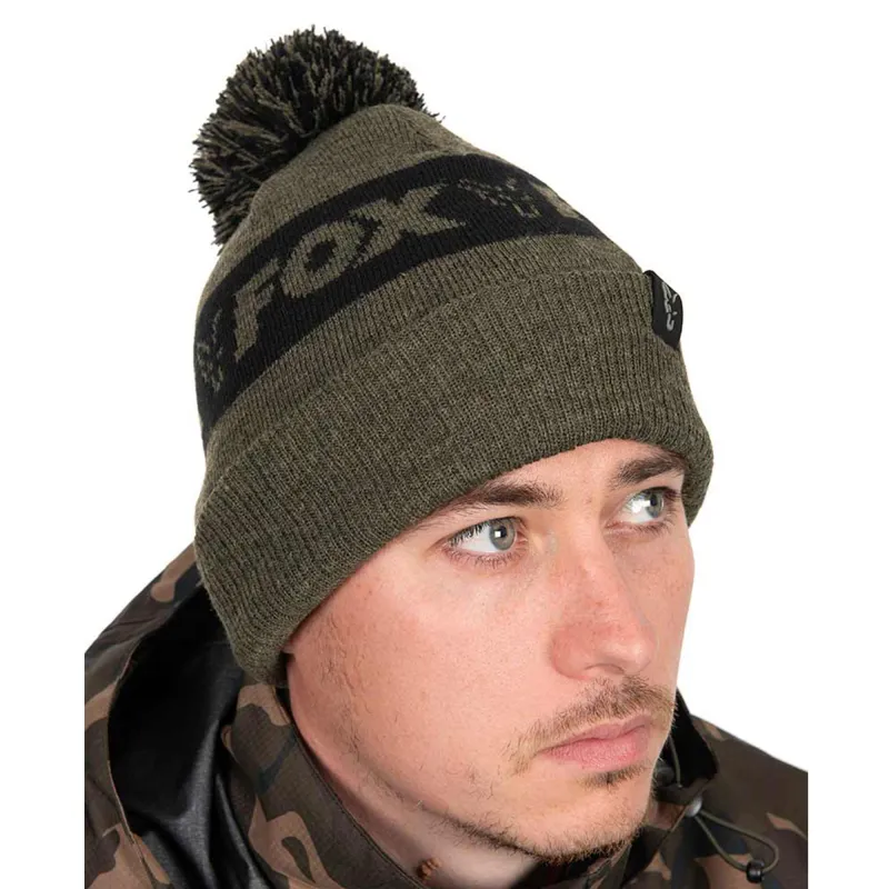 Fox Collection Bobbles Grün/Schwarz