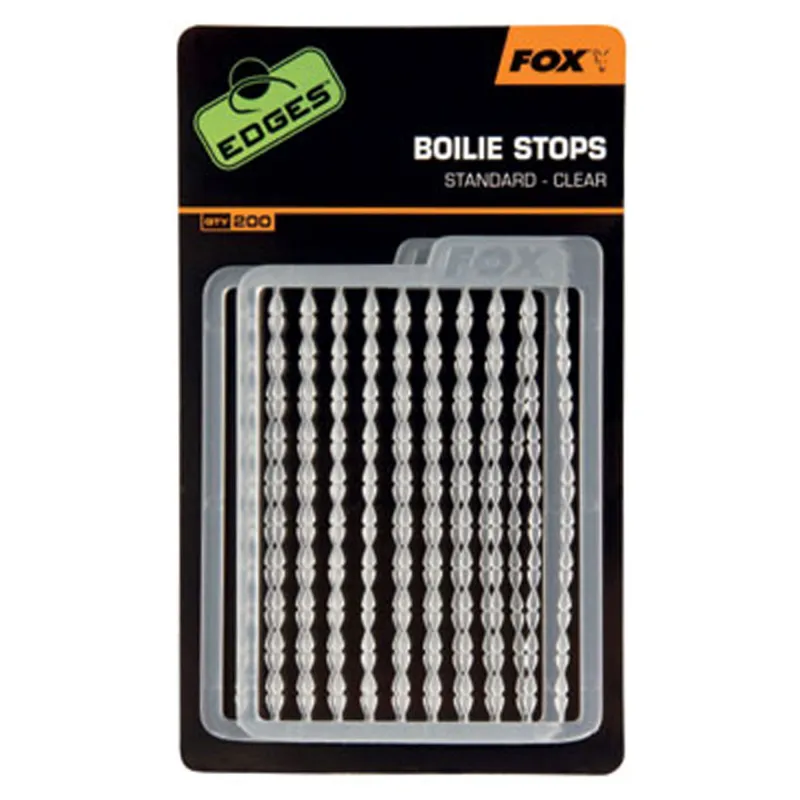 Fox Edges Boilie Stops Standard Clear