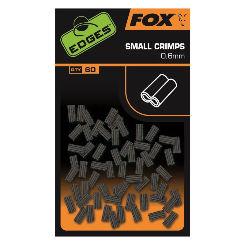 Fox Edges Crimps 60 Stück - 0,60mm