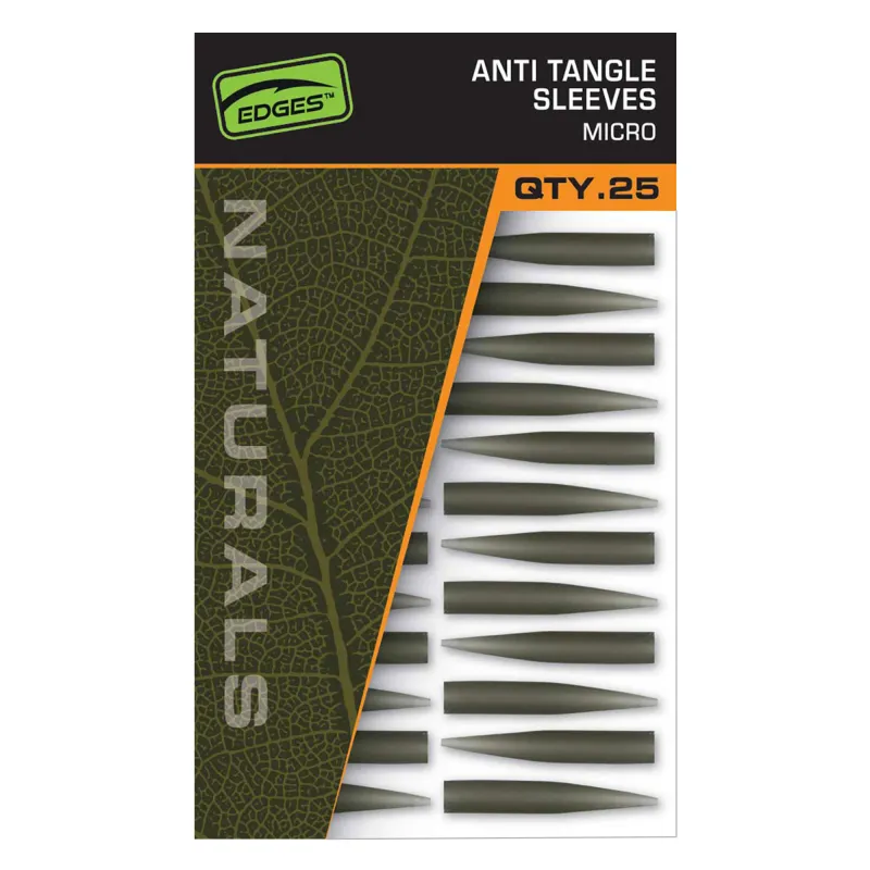 Fox Edges Naturals Anti Tangle Sleeves - Micro 25 Stück - Micro