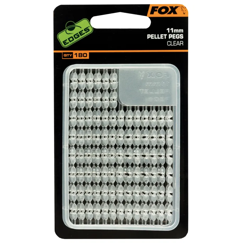 Fox Edges Pellet Pegs Clear 11mm - Clear - 2Stück