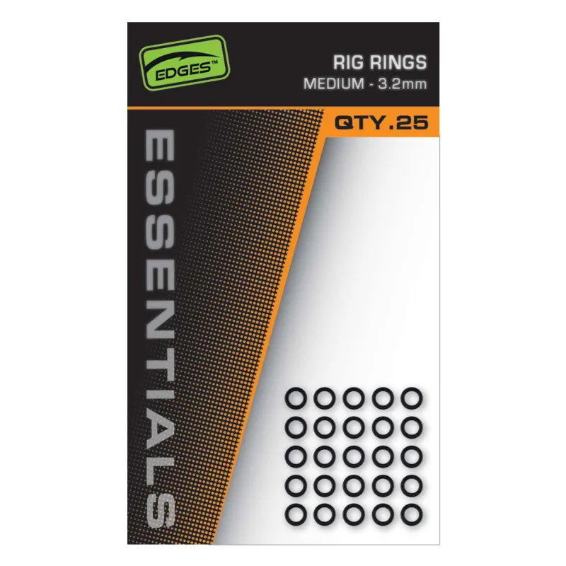Fox Edges Rig Rings Medium - 3,2mm - 25 Stück