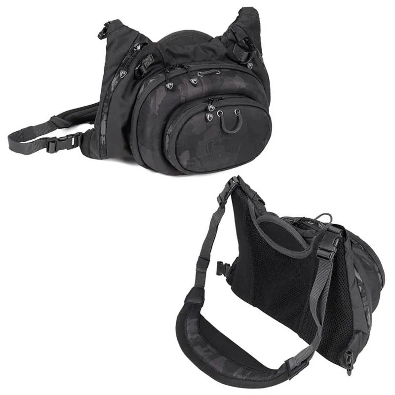Fox Rage Camo Voyager Chest Pack Front:38x17x23cm Back:31x7x30cm+ 2 Tackle Boxes