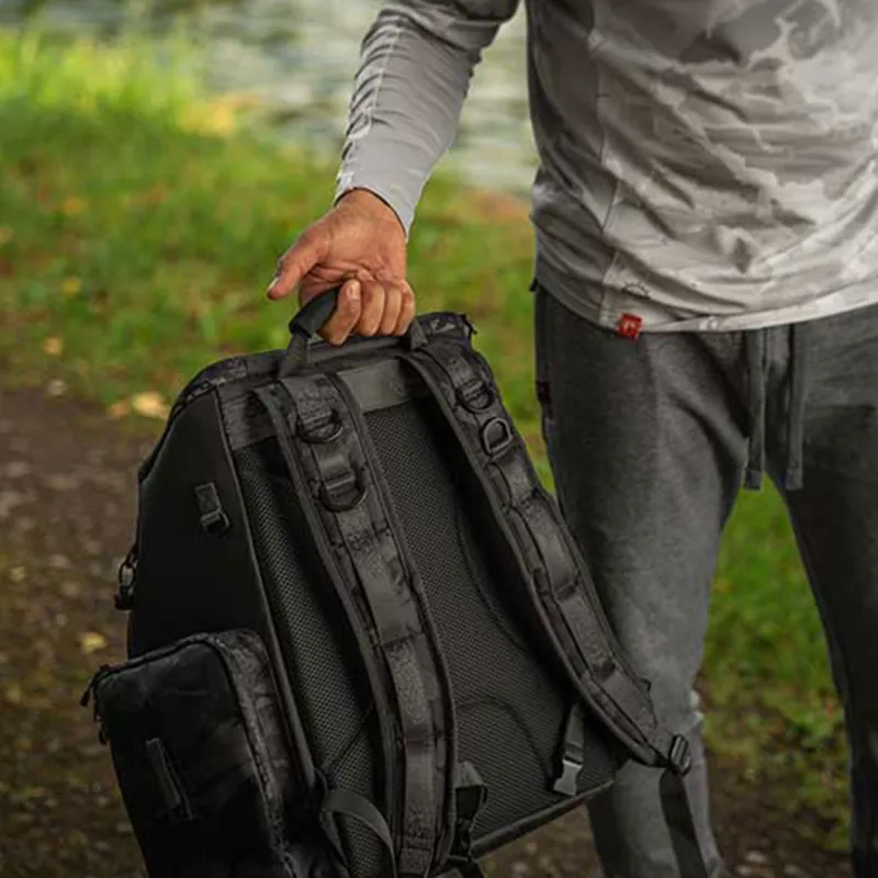Fox Rage Camo Voyager Rucksack (incl. Tackle Boxen) 32x28x39cm - + 5 Boxes