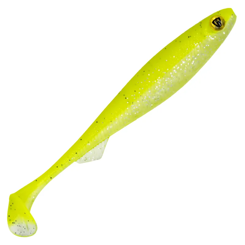 Fox Rage Slick Shad Ultra UV 9cm - UV Chartreuse Ayu - 1Stück