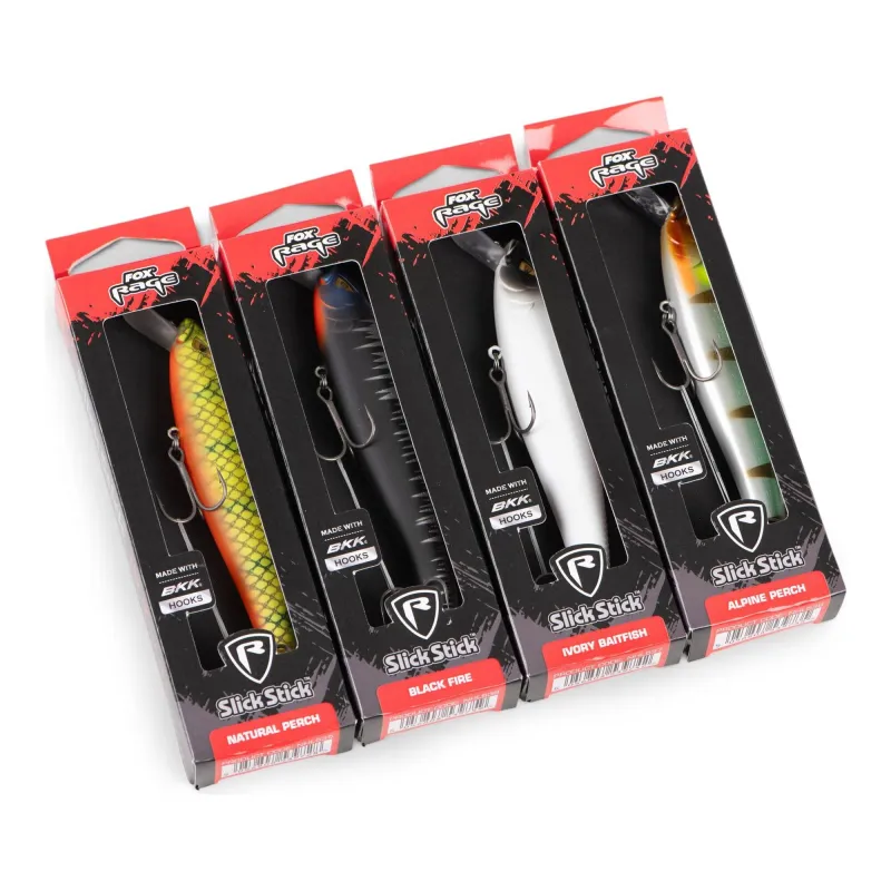 Fox Rage Slick Stick 125F 125mm - Natural Perch -19g - 1Stück