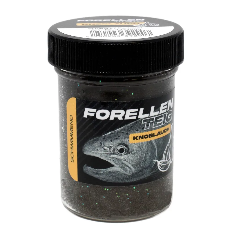 FTM Forellenteig Schwarz / Perlmut - Knoblauch - 50g