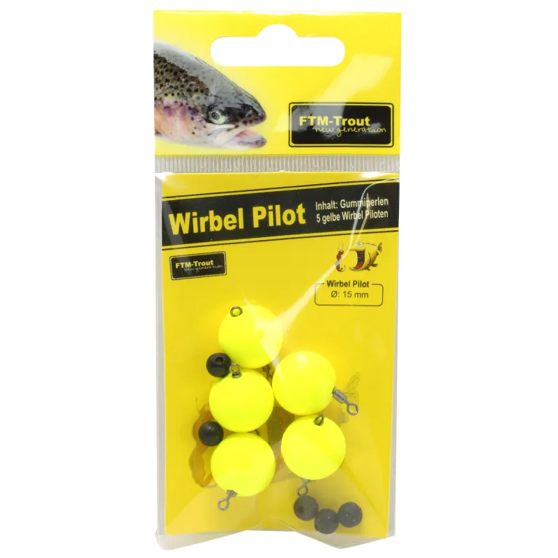 FTM Wirbel Pilot 15mm Gelb - 15mm