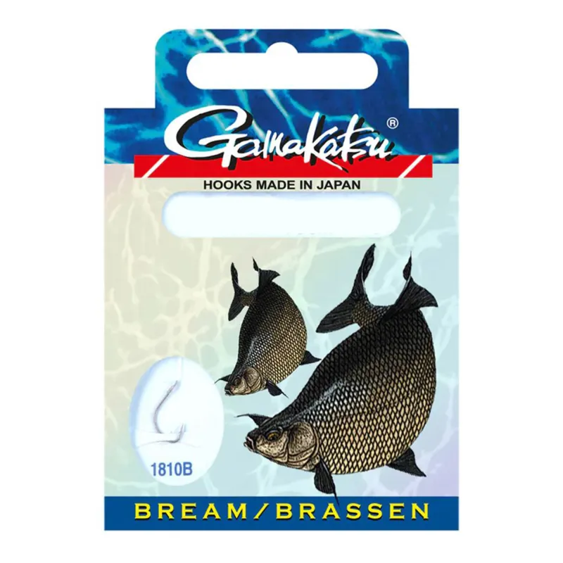 Gamakatsu BKD-1810B Brassen 75cm - Gr.8 - 0,18mm - 10Stück