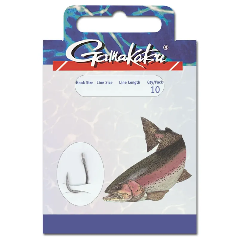 Gamakatsu BKD-3610N Forelle 150cm - Gr.8 - 0,20mm - 10Stück