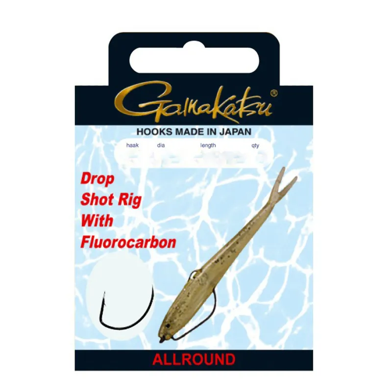Gamakatsu Dropshot Worm EWG 170cm - Gr.2 - NS Black - 2 Stück