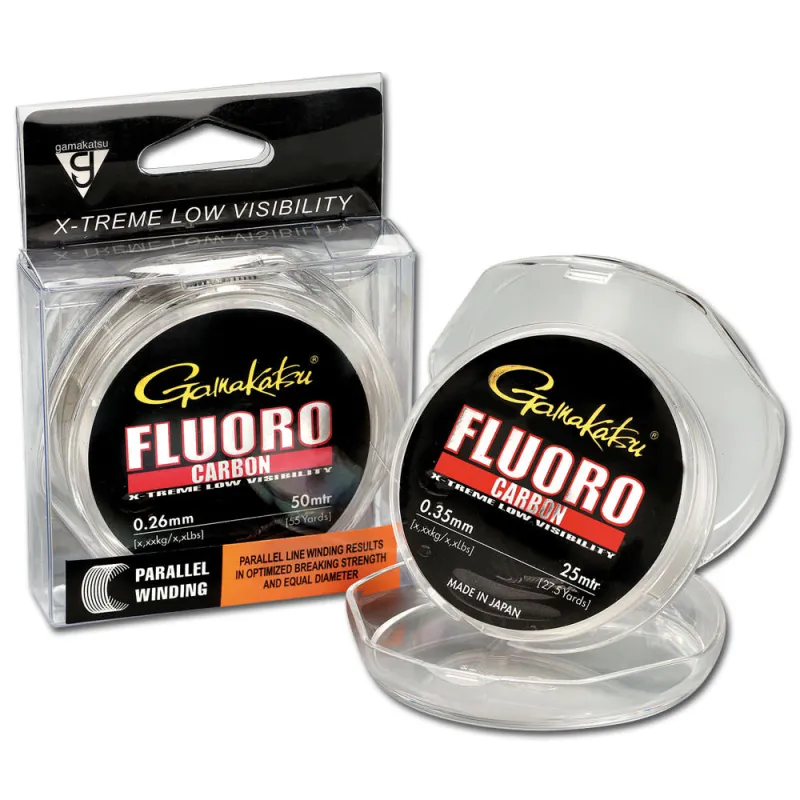Gamakatsu G-Line Fluorocarbon 50m - 0,16mm - transparent - 1,8kg