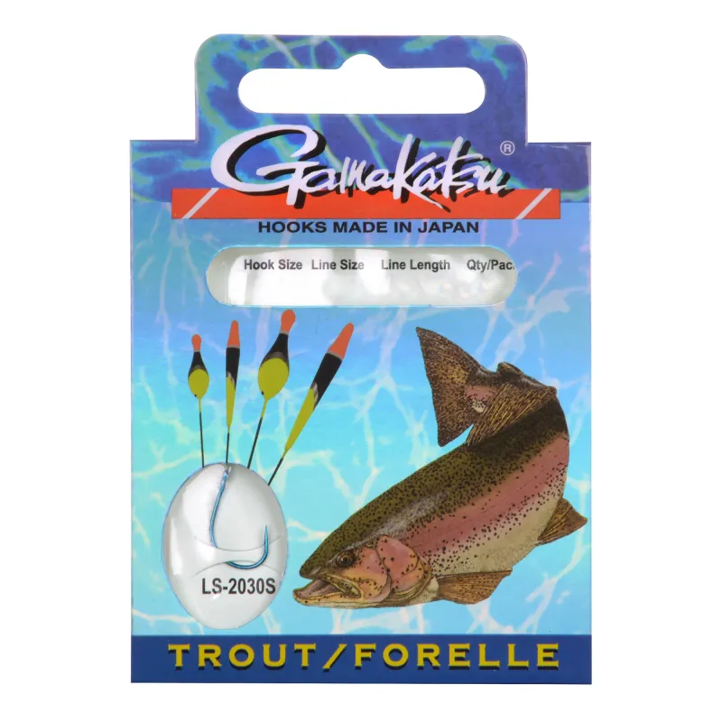 Gamakatsu LS-2030 Trout Float Gr.10 - 60cm - Blue - 10Stück