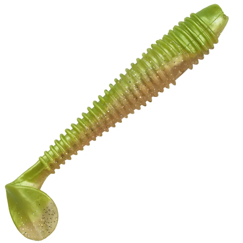 Gummifisch Canyonizer 11,5cm Green Peach 11,5cm - Green Peach - 13g - 4Stück