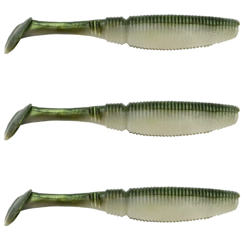 Silver Dark Green Back